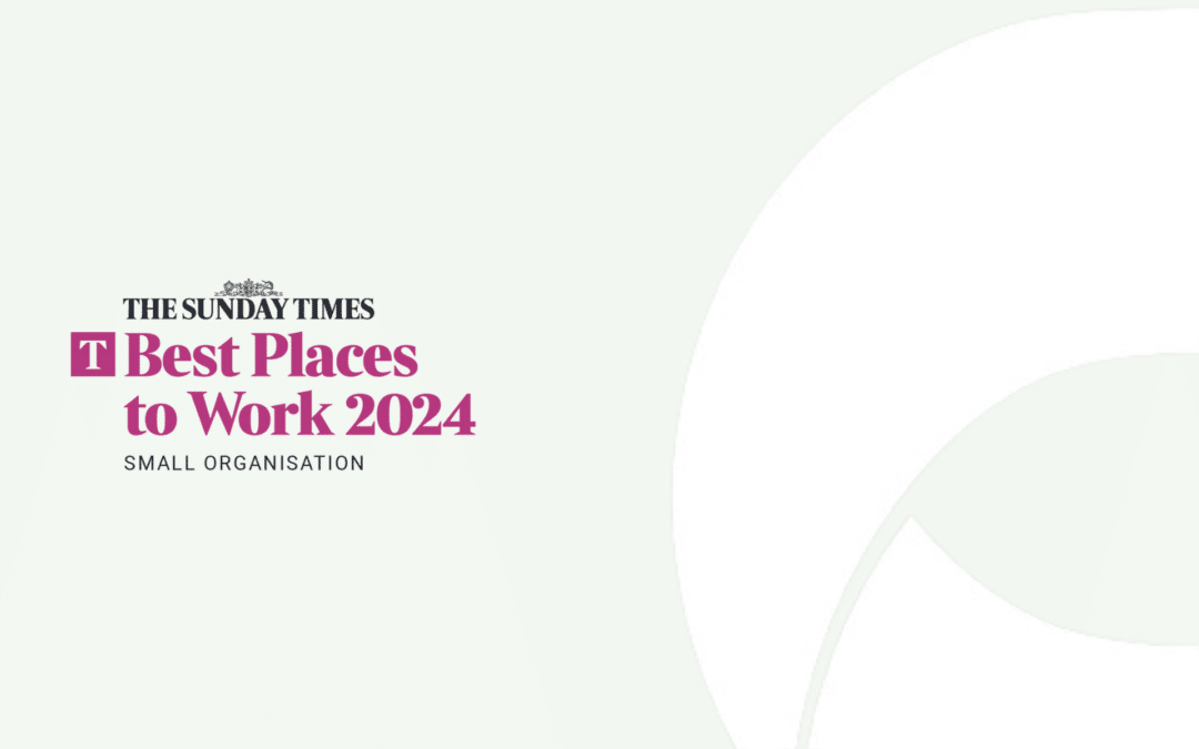 The Green Finance Institute is one of the Sunday Times Best Places to Work: 2024